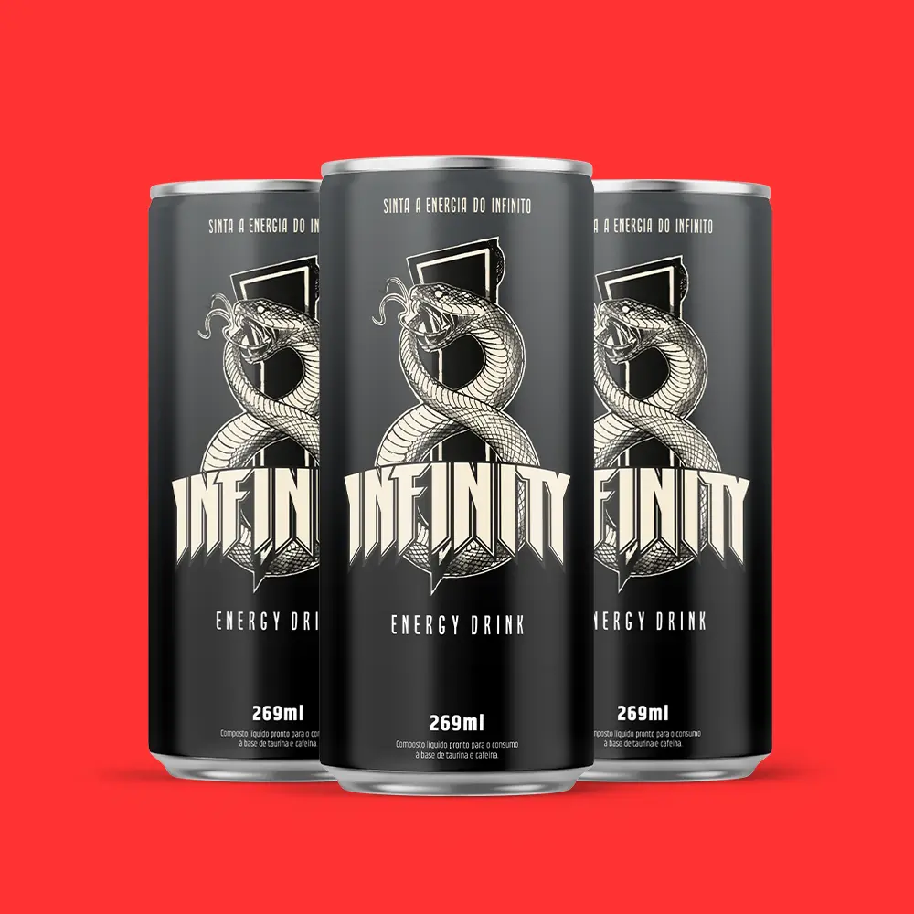 Embalagem de Energético Infinity